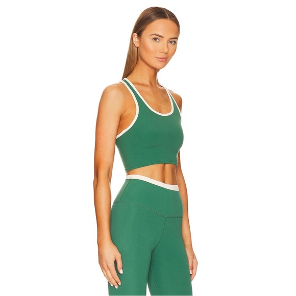 Splits59 Amber Racerback Sports Bralette – Green/Cream – XL – NWT - Picture 2 of 4